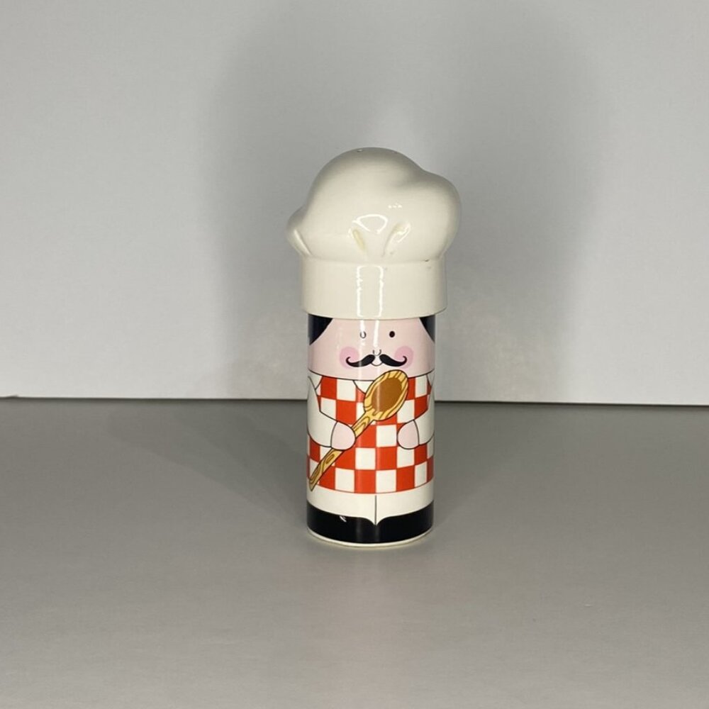 Italian Chef in Apron Salt & Pepper Shaker, Vintage